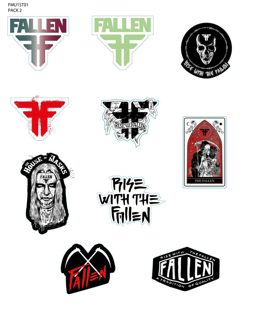 FALLEN STICKERS FA24 10PK